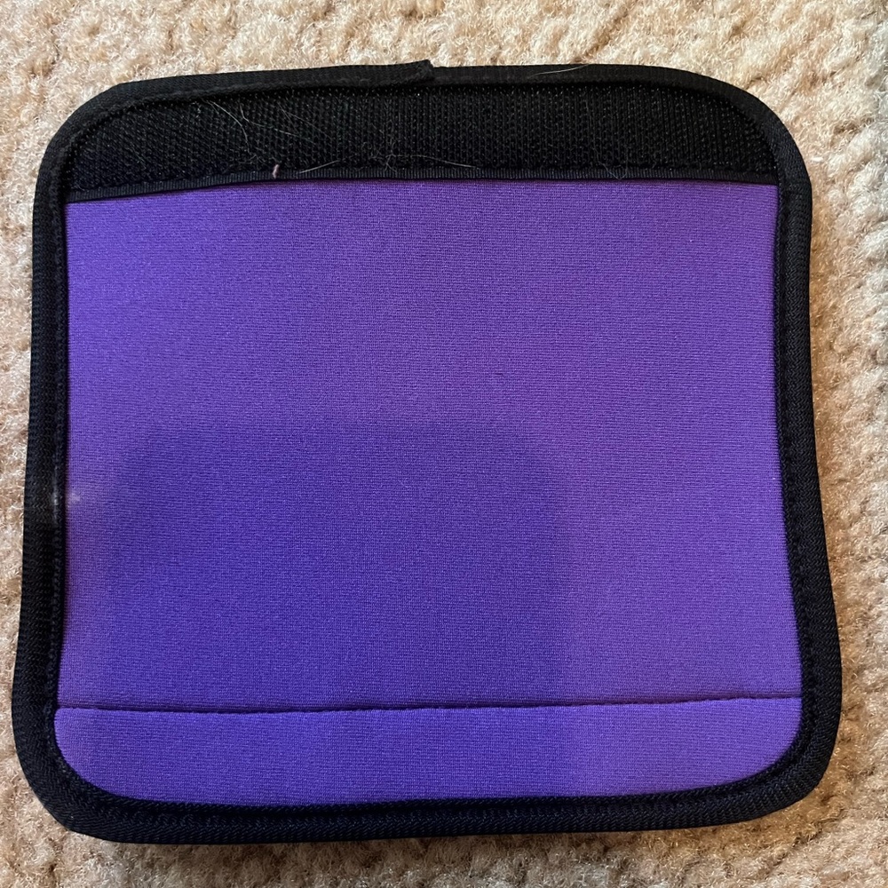 Bright Purple Luggage Handle Wraps (Velcro)